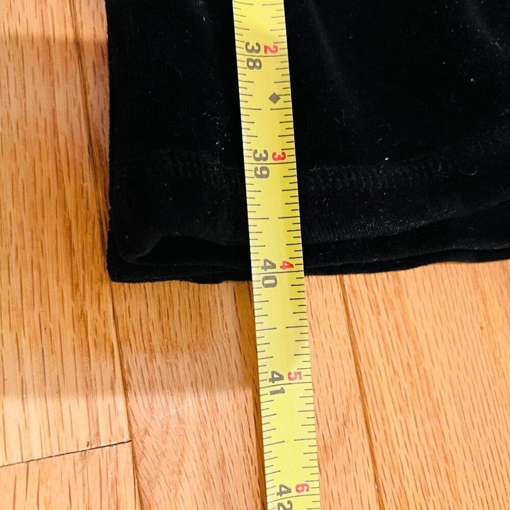 Vintage Y2k Juicy Couture Tracksuit Black Velour Pants - Picture 12 of 16